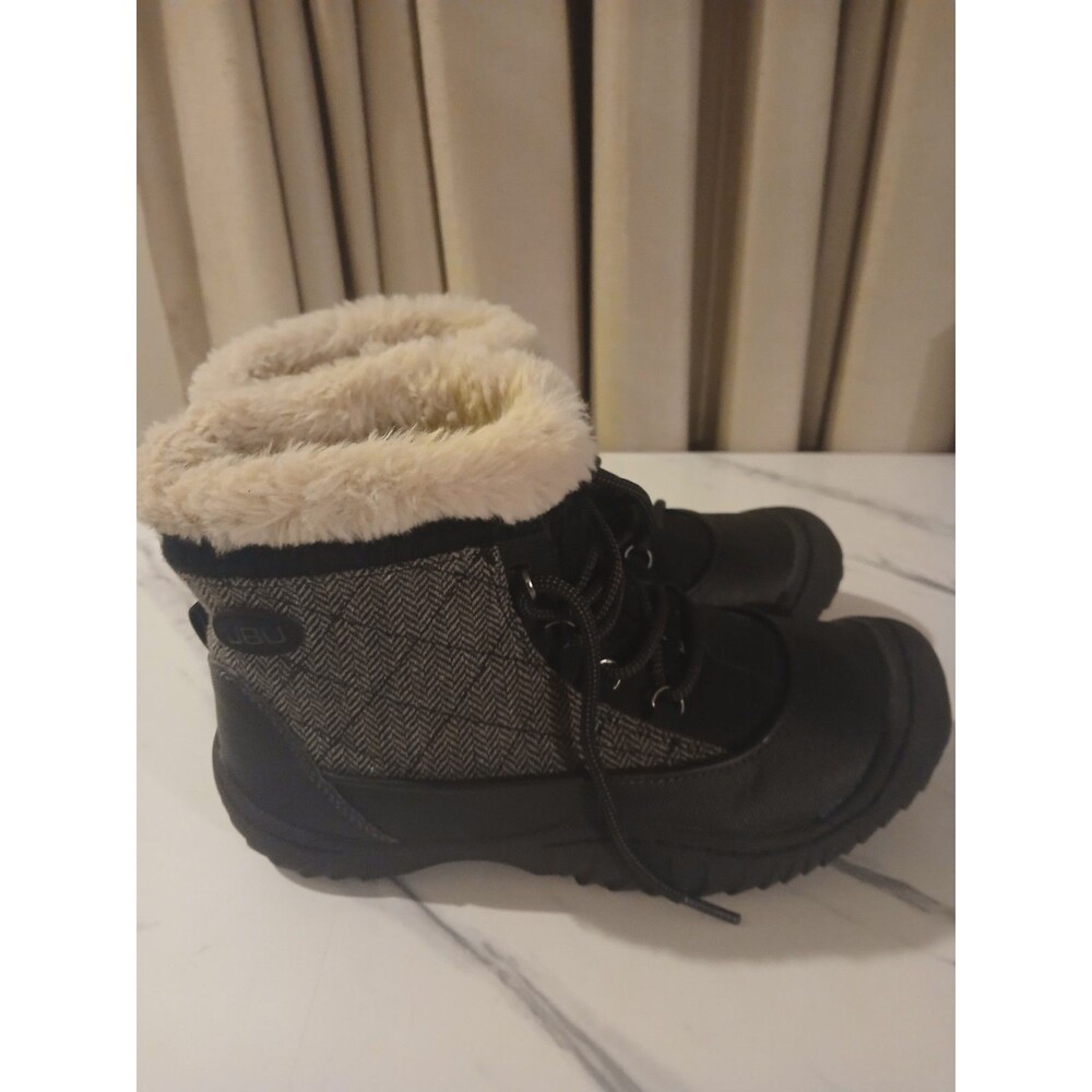 JBU by Jambu Ladies Size 8 Mid-Calf Winter Boot Jane Black Herringbone New - Picture 6 of 10